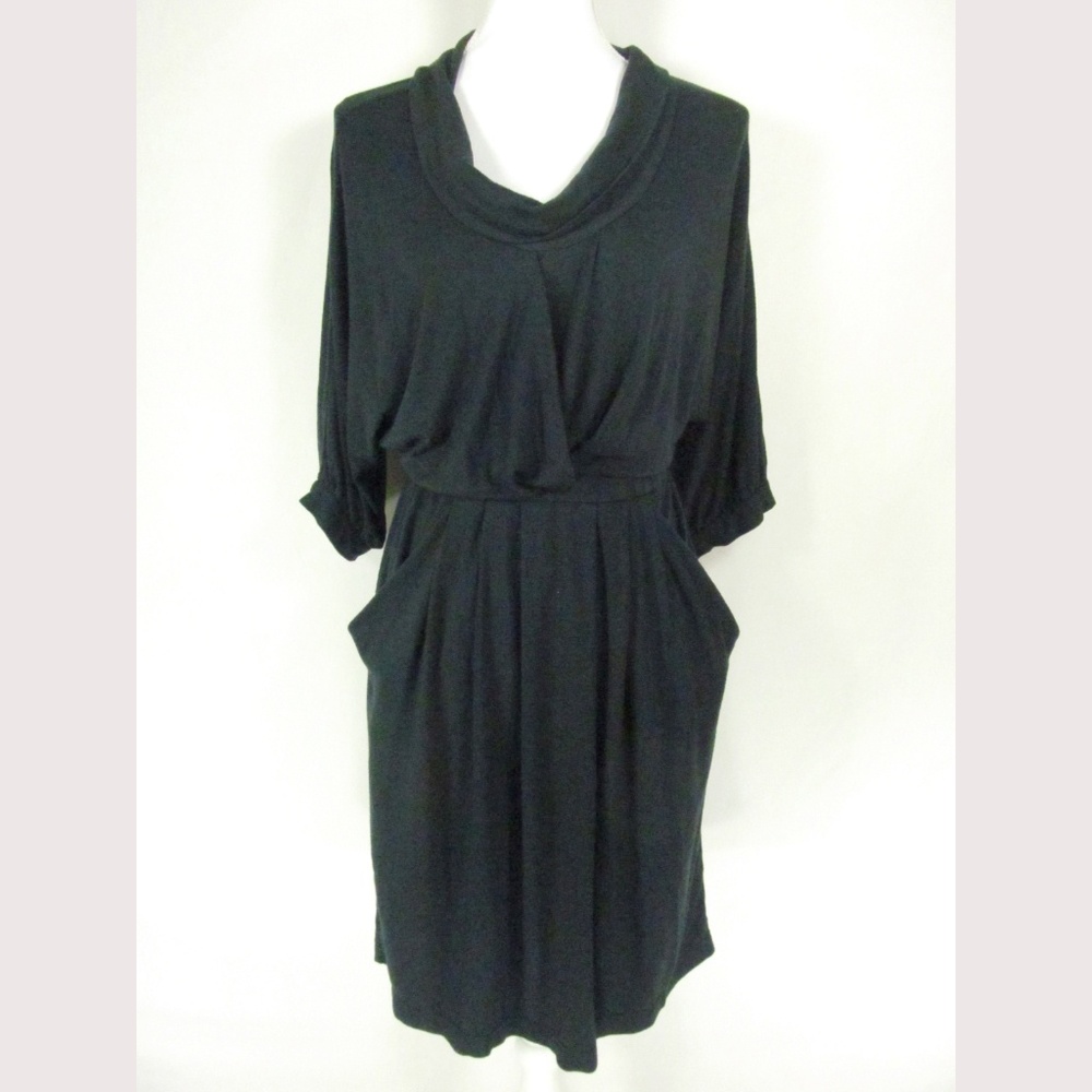 BCBGMAXAZRIA Dress Size S Dark Blue Short Sleeves